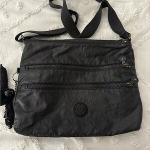 Kipling Black Polka Dot Interior Bag
